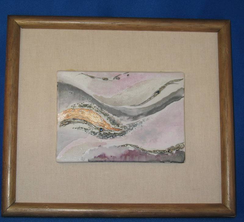 Helene Apfelbaum Framed Tile