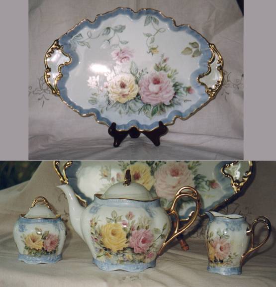 Tea Set Painted by Marian Begin