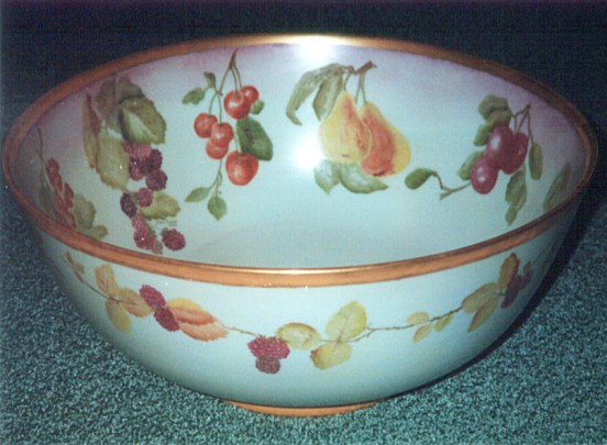 Bowl Painted by Molly Clulow