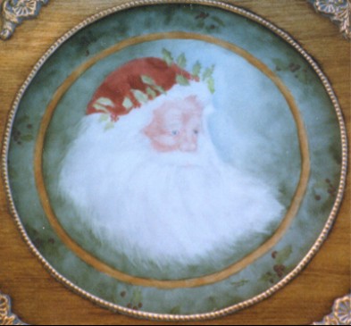 Santa Painted by Marilyn Williamson