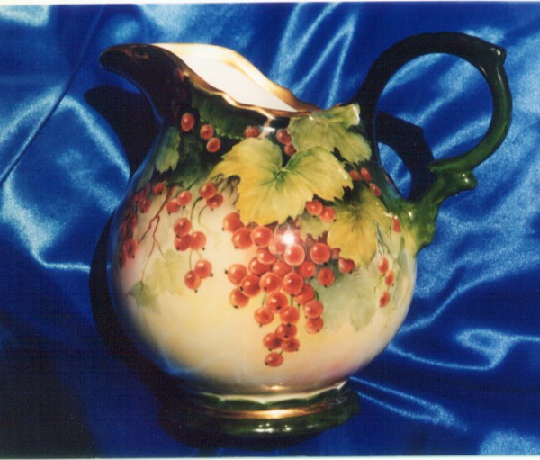 Pitcher Painted by Susan Thumm