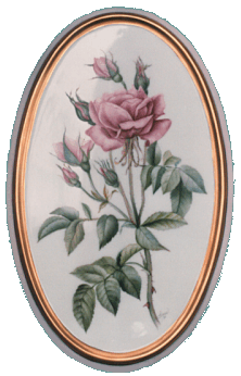 20 Inch Long Rose Plaque